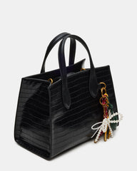 CALLEB BAG BLACK CROCODILE