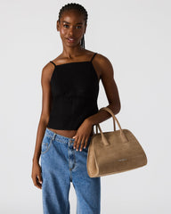HADLEE BAG TAUPE SUEDE
