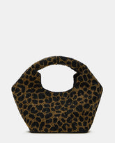 KINSLEY BEADED BAG LEOPARD