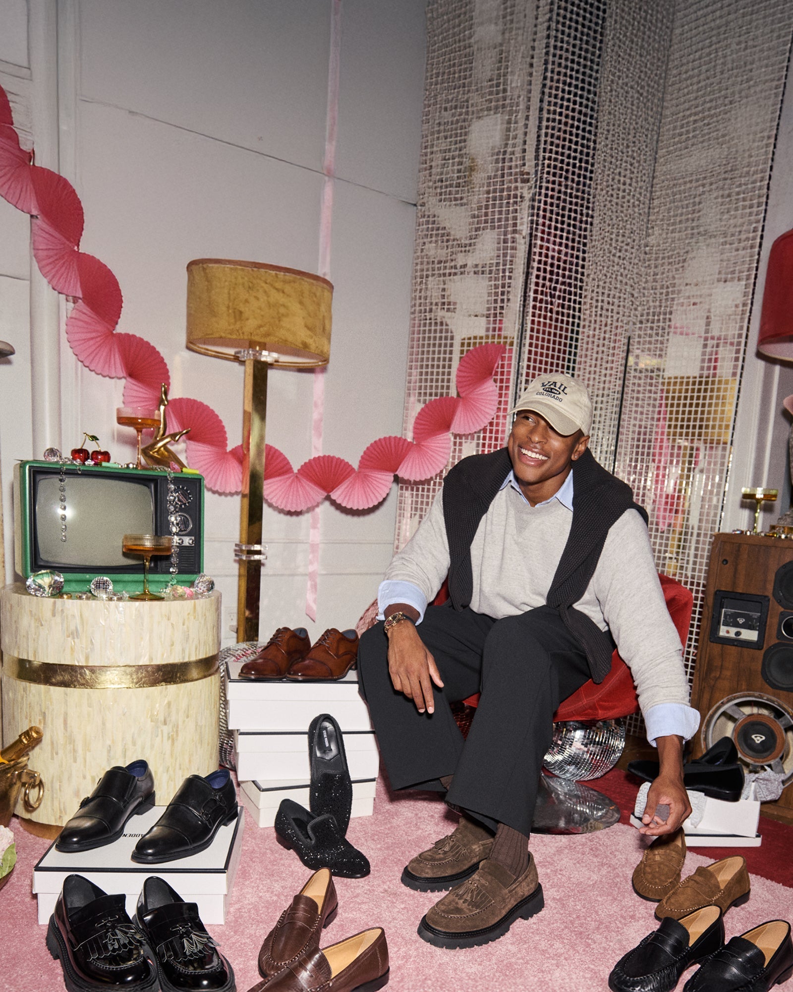 QUINCEY BLACK LEATHER