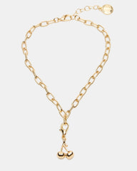 CHERRY CHARM ANKLET SET