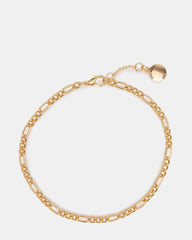 FIGARO CHAIN ANKLET GOLD