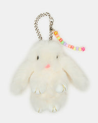 BUNNY BAG CHARM WHITE