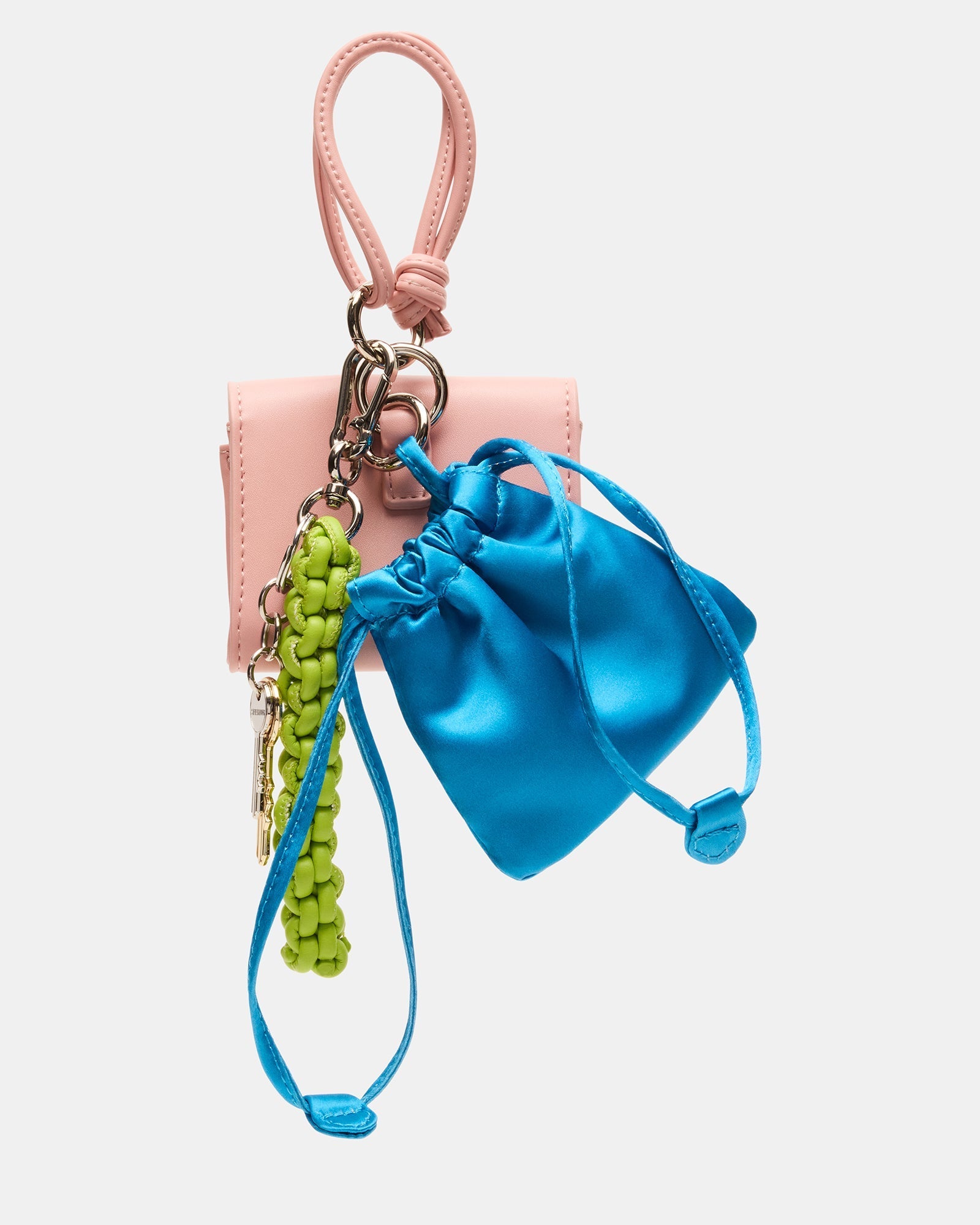 TRAVEL BAG CHARM  CORAL MULTI