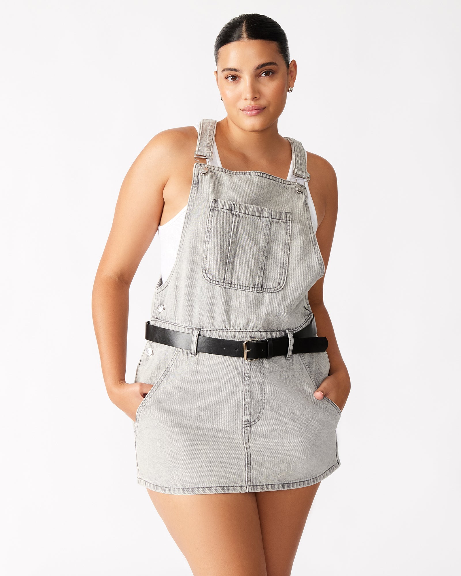 TAMIA DRESS LIGHT GREY