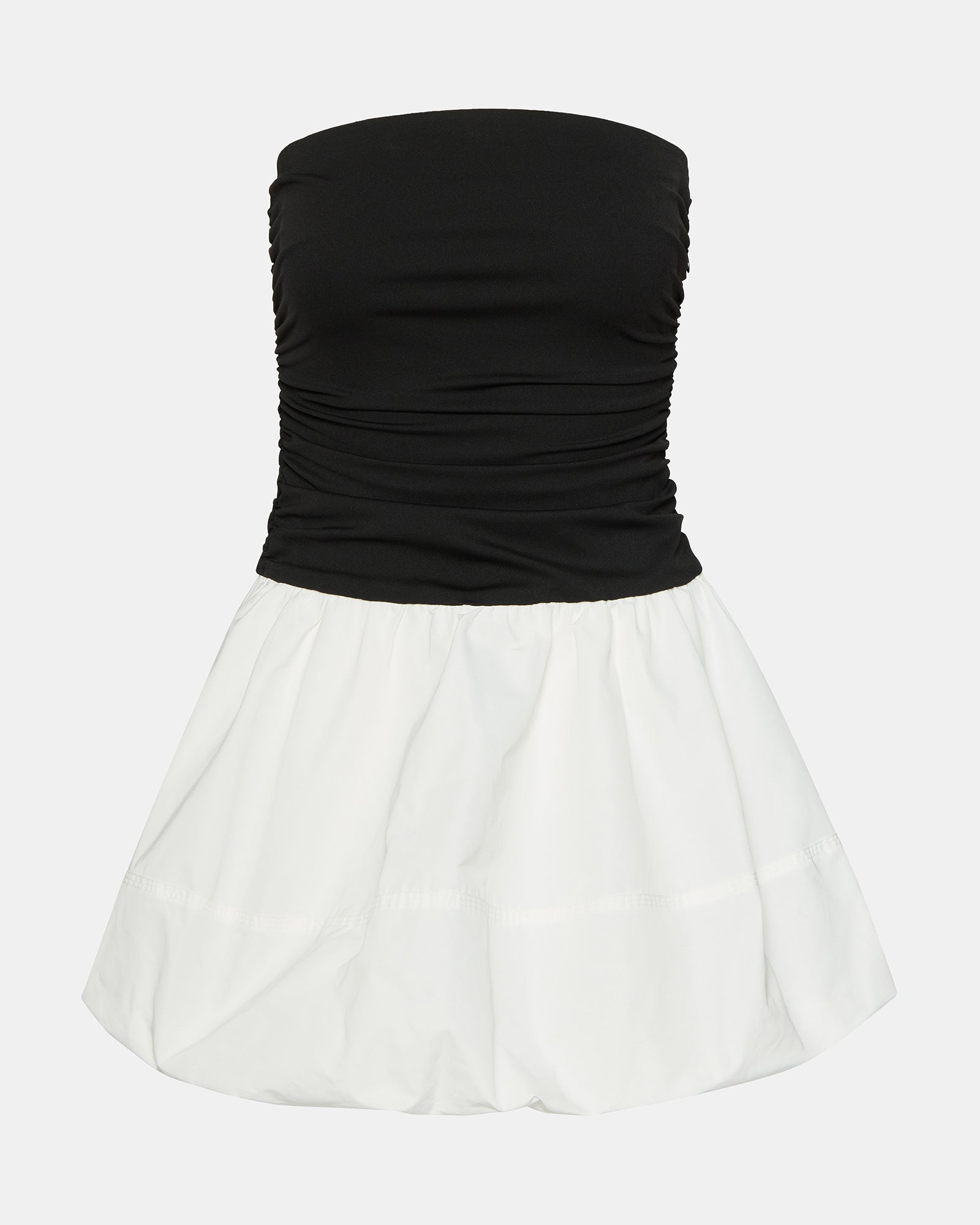 AMARI DRESS BLACK/WHITE