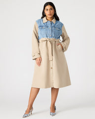 SORAYA COAT DENIM MULTI