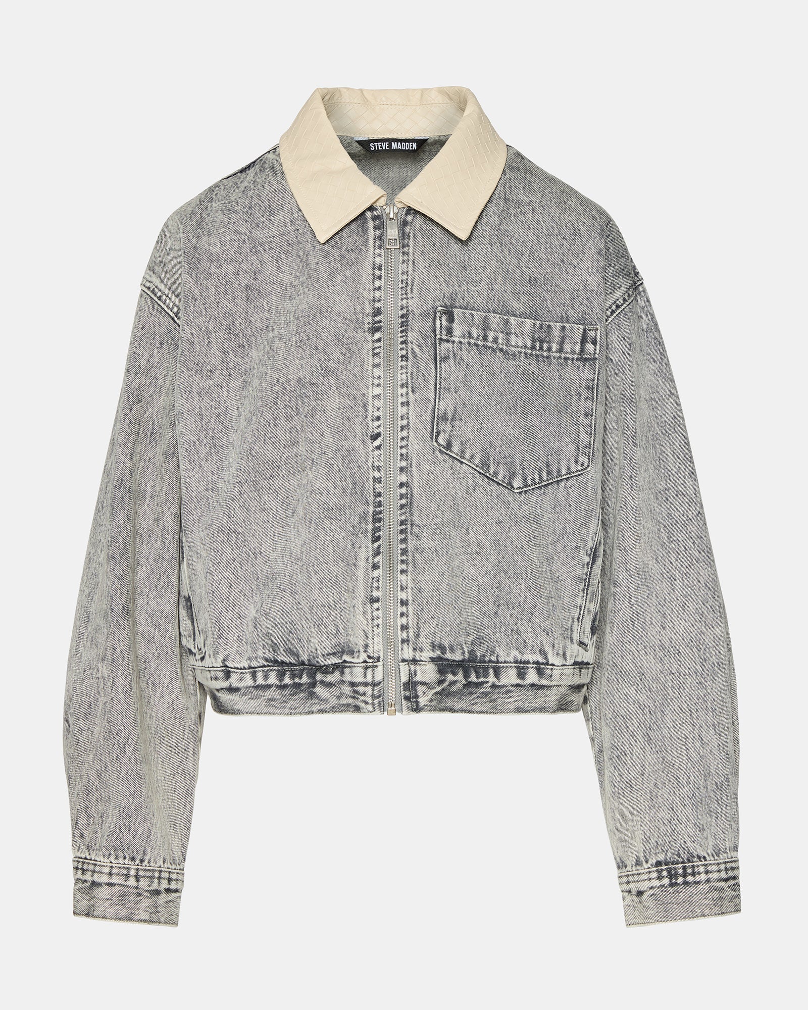 GLACIA DENIM JACKET LIGHT GREY