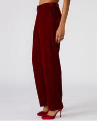 TONIA PANT RED VELVET