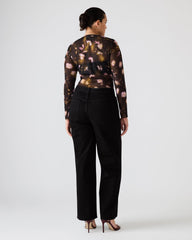 LILIANNA TOP BLACK MULTI