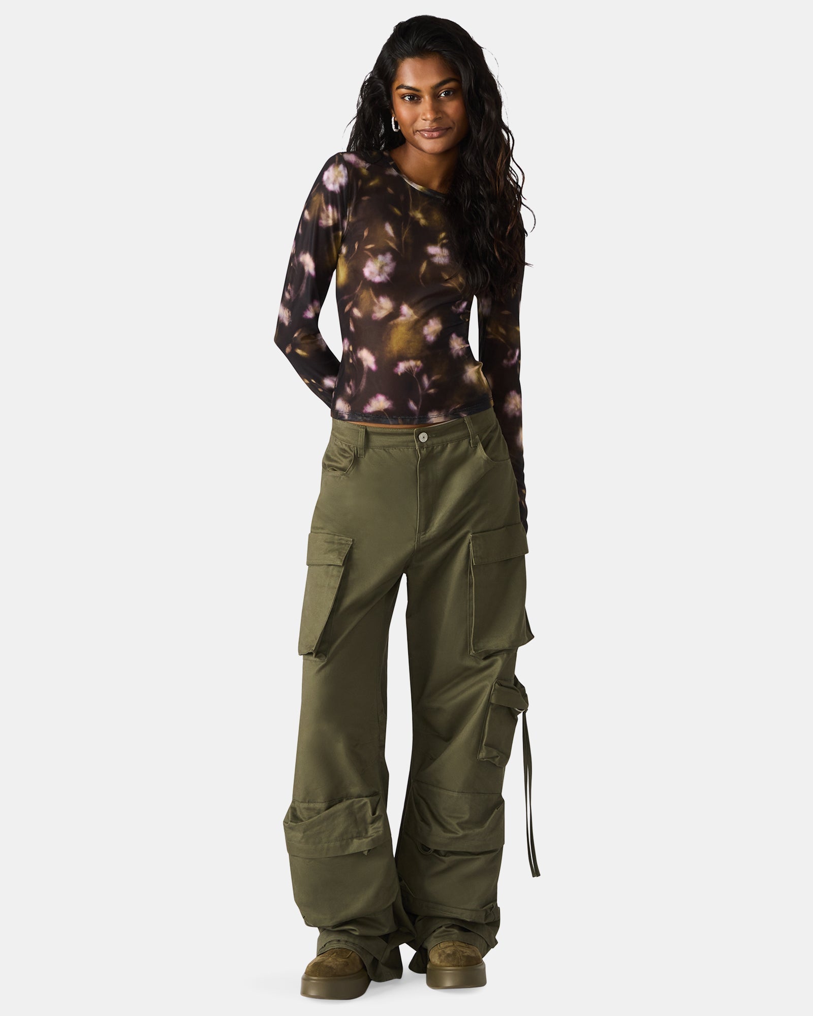 LILIANNA TOP BLACK MULTI