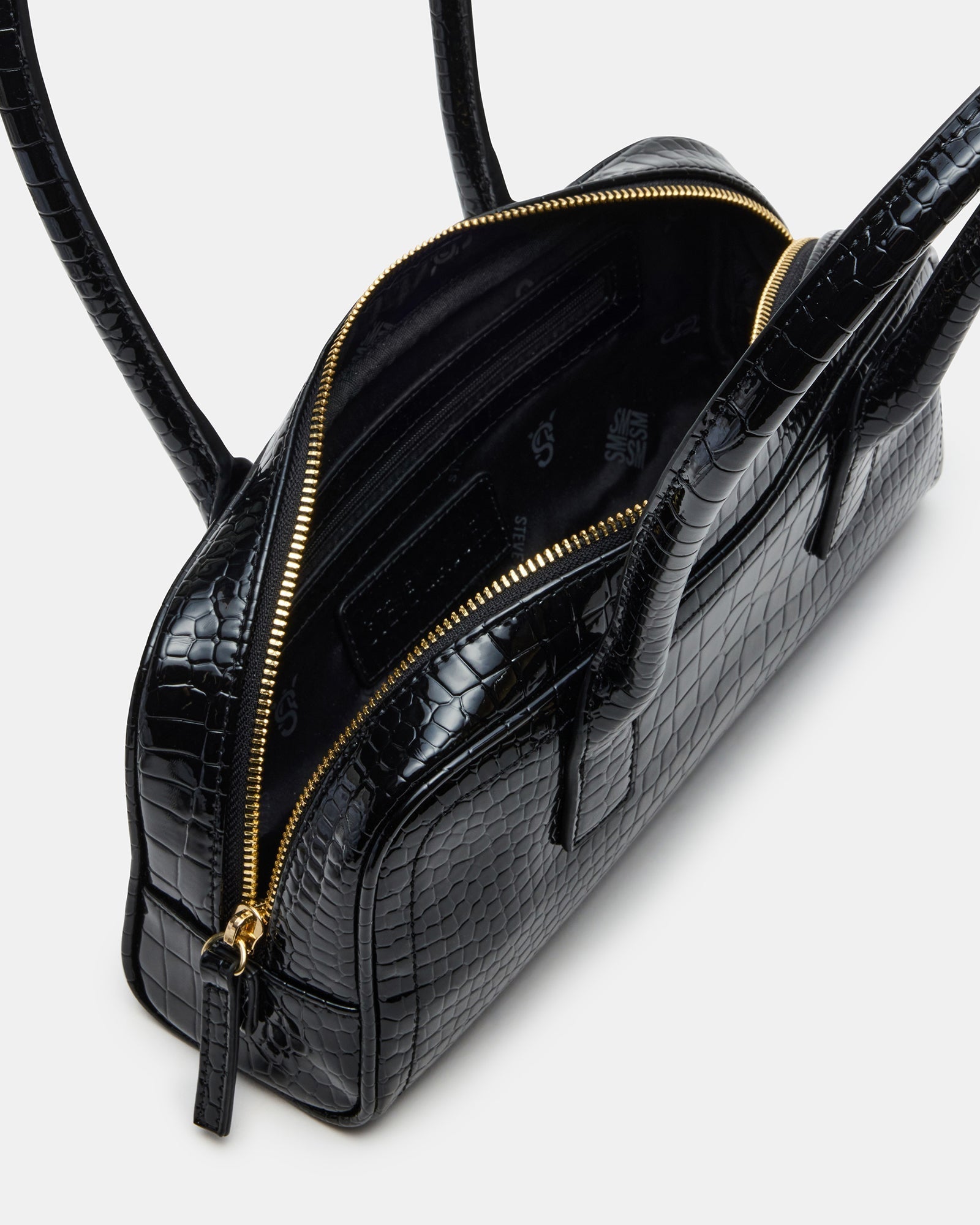 ANISE BAG BLACK CROCODILE