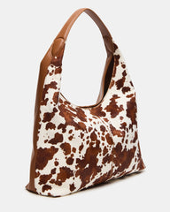 FARA BAG BROWN COW PRINT