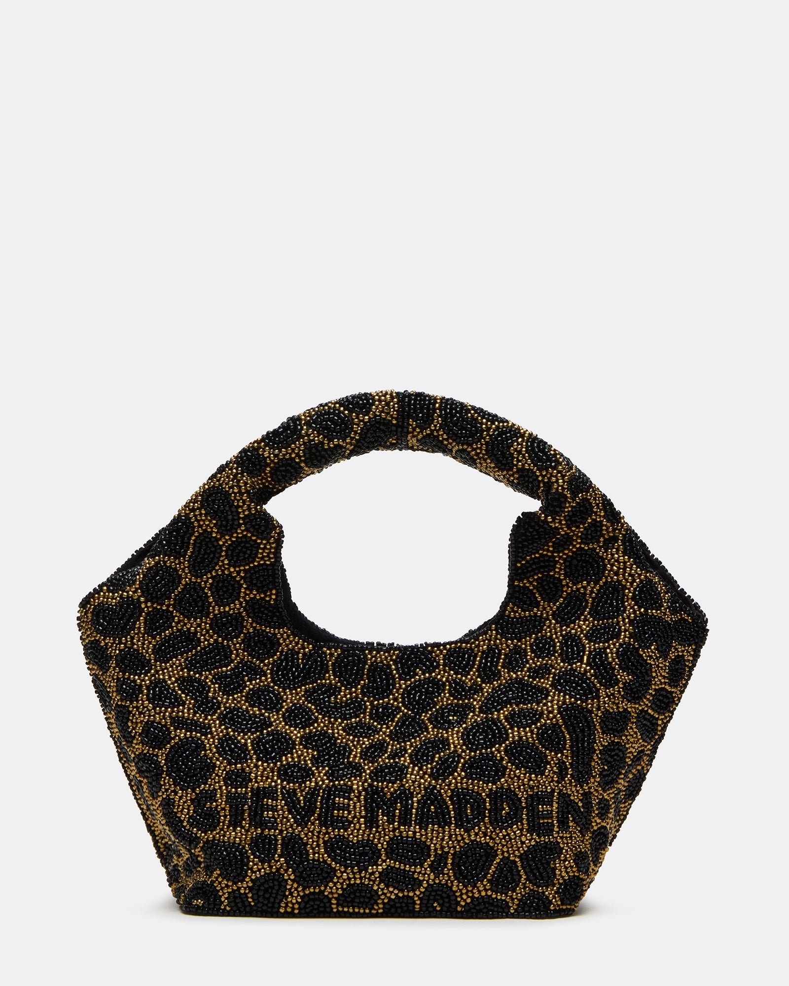 KINSLEY BEADED BAG LEOPARD
