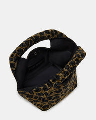 KINSLEY BEADED BAG LEOPARD