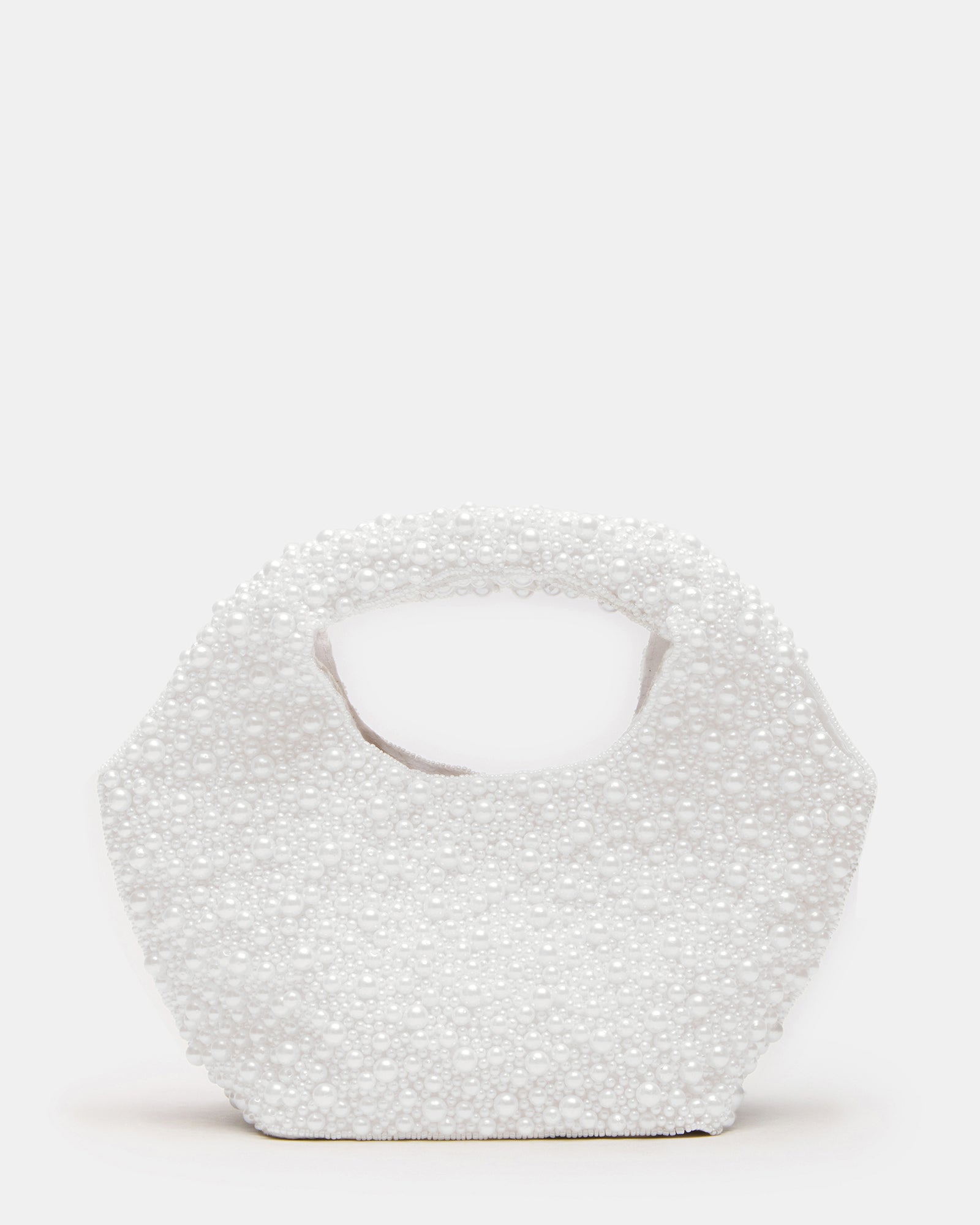 KINSLEY BEADED BAG WHITE