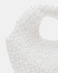 KINSLEY BEADED BAG WHITE