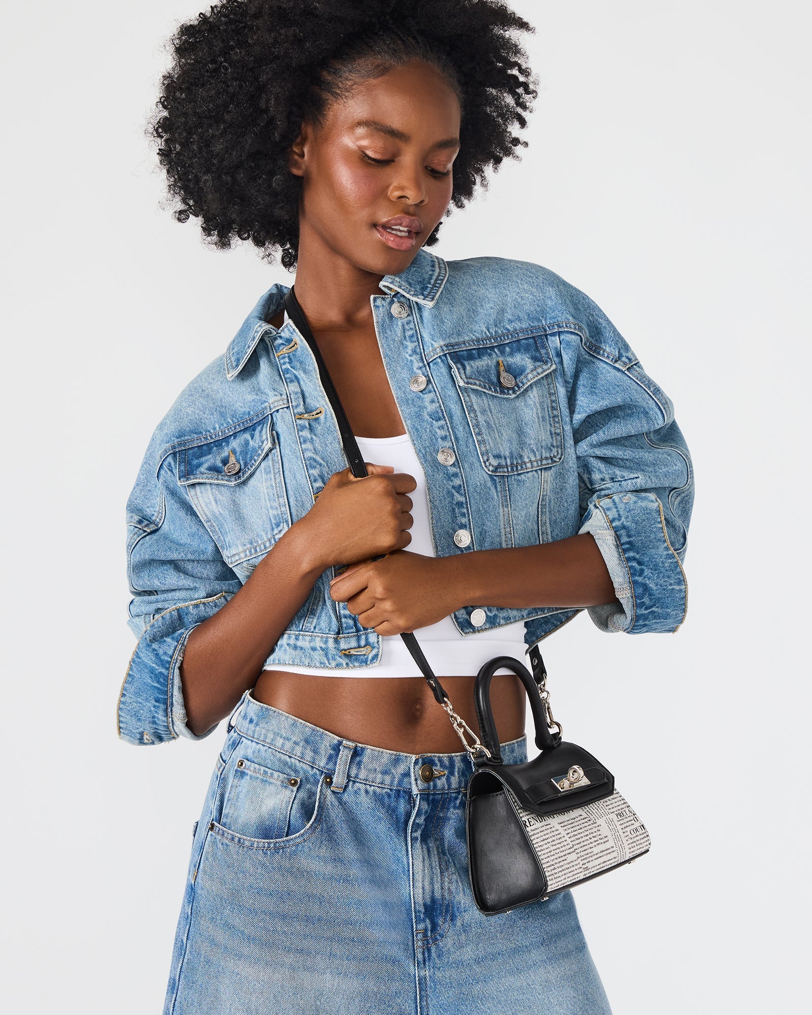 MADLYN BAG BLACK/WHITE