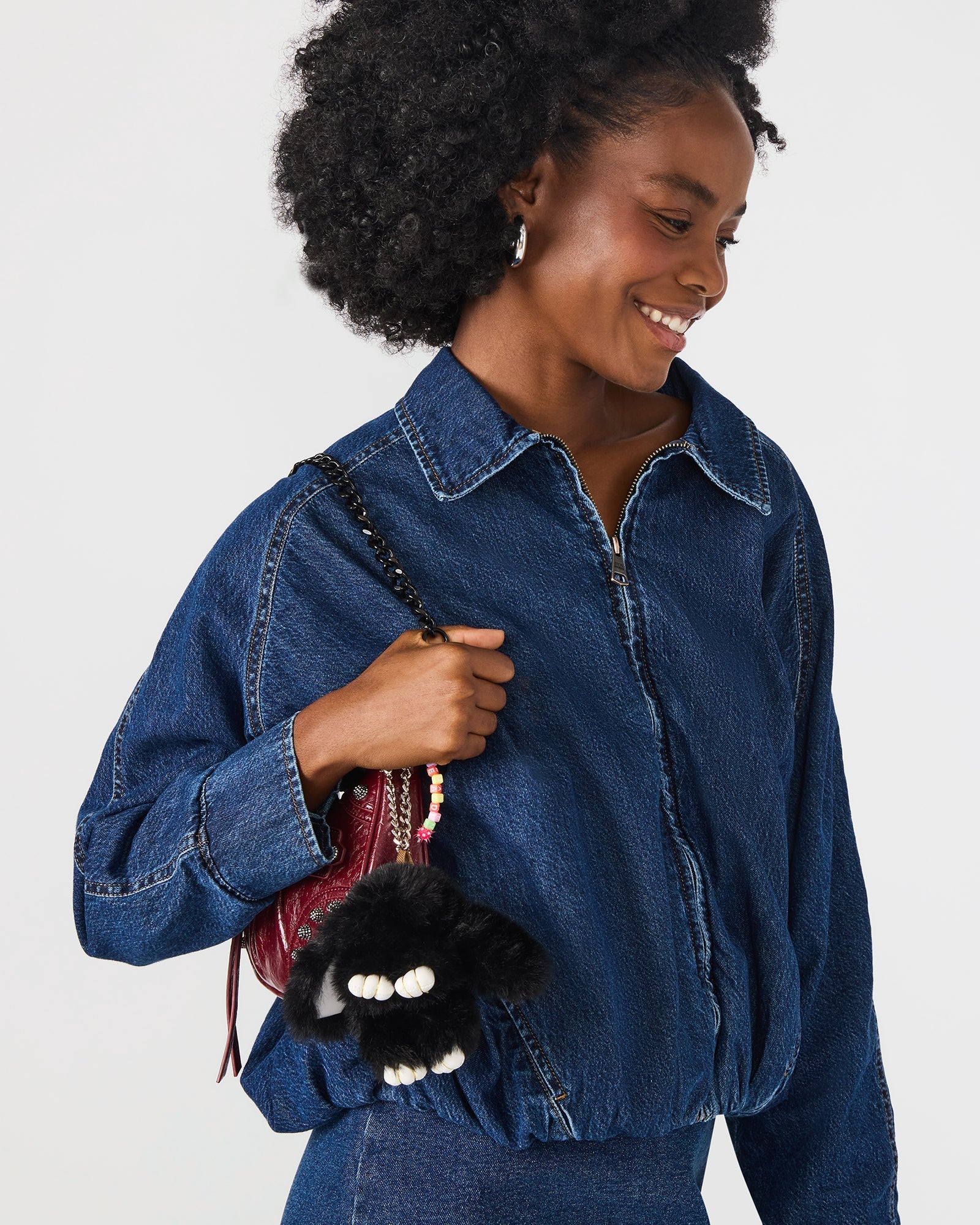 BUNNY BAG CHARM BLACK