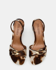 HENRIETTA BROWN COW PRINT