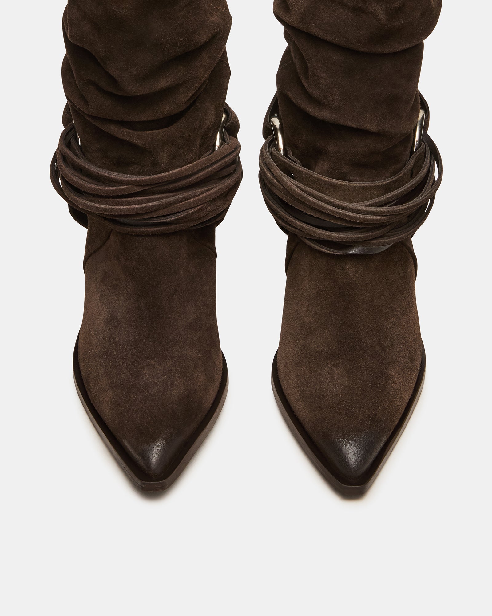 LAUPER DARK TAUPE SUEDE