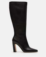 LIZETTE BLACK LEATHER WIDE CALF - SM REBOOTED